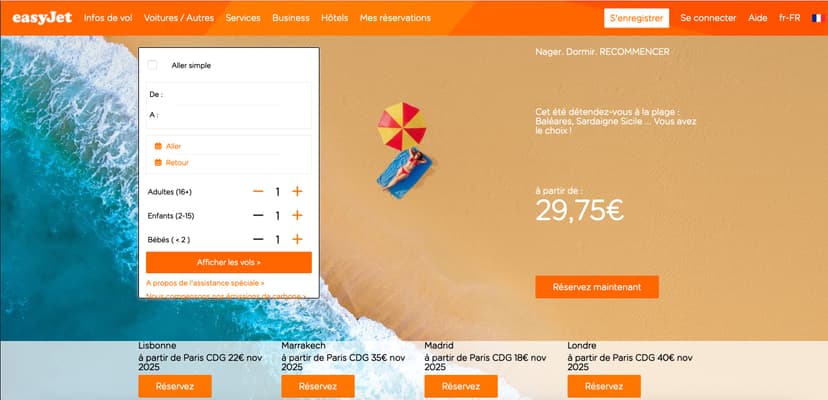 Réplique easyJet